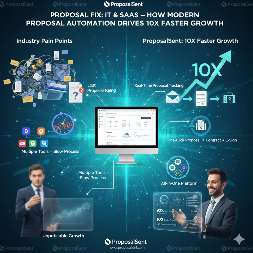 Proposal Fix: IT & SaaS — How Modern Proposal Automation Drives 10X Faster Growth